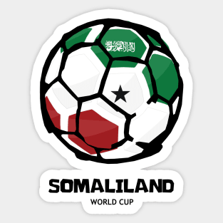 Somaliland Football Country Flag Sticker